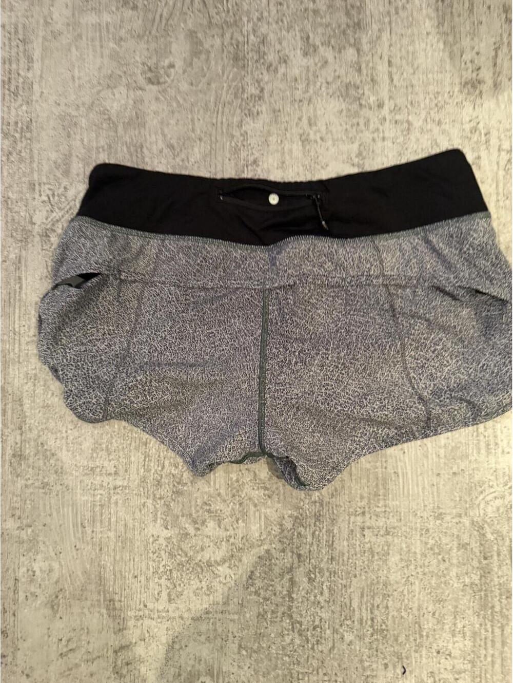 Lululemon women’s 2.5” speed short size 6 gray